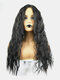 Black Long Middle-distributed Corn Perm Small Curly Hair Headgear High Temperature Fiber Synthetic Wig - Black