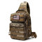 Canvas Camouflage Outdoor Travel Sling Bag Large Capacity Tactical Chest bag Crossbody Bag - #04