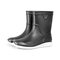 Men Slip Resistant Comfy Soft Mid Calf Rain Boots - Black1