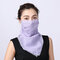 Women Floral Breathable Ear-mounted Scarf Protection Sunscreen Face Masks Neck  - 07