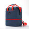 Schulter kationische Mumientasche Isoliertasche tragbare Lunchtasche Aluminium verdickte Hand Lunchbox Lunchbox Bag - Navy blau
