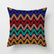 Striped Digital Printing Peach Skin Velvety Pillowcase Modern National Style Sofa Pillowcase Decoration - #5