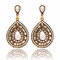 Bohemian Water Drop Diamond Earrings Rhinestone Shiny Ear Drop For Women - 03