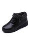 Winter Warm Lining Side Zipper Soft Comfy Casual Snow Boots For Women - Black