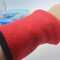 EDC Wrist Wallet Pouch Band Fleece Zipper Running Travel Gym Cycling Safe Sport Wrist Wallet - Orange & red