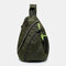 Men Waterproof Outdoor Tactical Travel Chest Bag Crossbody Bag Backpack - Army Green