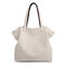 Women Casual Durable Canvas Handbag Large Capacity Shoulder Bag - White