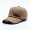 Mens Wild Adjustable Simple Style Protect Ear Warm Windproof Baseball Cap Outdoor Sports Hat - Beige