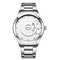 Fashion Style Rotate Watch Waterproof Sport Men Watch Simple Stainless Steel Waist Watch - 03