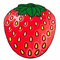 Women Summer Cartoon Fruit Strawberry Beach Towel Casual Travel Sunscreen Shawl Scarf - Red