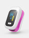 Mini OLED Finger-Clamp Pulse Oximeter Home Heathy Blood Oxygen Saturation Monitor - Pink