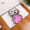 Watercolor Dog Pattern Carpet Mats Non Slip Bath Rugs Animal Door Rectangle Floor Mats 40*60cm - #10