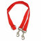 Polyester Duplex Double Dog Coupler Twin Lead 2 Way Two Pet Walking Leash Safety - Red