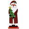 1 Pçs DIY Madeira Artesanato Natal Boneco De Neve Alces Enfeites De Natal Decoração Papai Noel Enfeite De Madeira Decorações De Mesa - #1