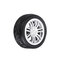4PCS Alloy Wheels Tire Set Rims & Axles Model Car For 1/64 Modified Vehicle  - #12