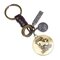 Retro Twelve constellation Woven Keychain Soft Leather Cord Keychain For Men - Capricorn