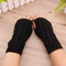 Women Stylish Hand Warmer Winter Gloves Arm Crochet Knitting Warm Fingerless Gloves - Black