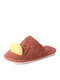 Women Lovely Duck Warm Plush Comfortable Home Backless Slippers - Red