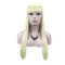 Long Straight Bangs Synthetic Hair Wigs High-temperature Silk Realistic Wig For Women - 06