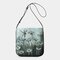 حقيبة كروس للنساء Colorful DIY Flower Lamb Hair Bag - أبيض