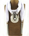 Collar de múltiples capas de gasa impresa bohemia borla moldeada hecha a mano Colgante Collar de chal de bufanda para mujer - Plata
