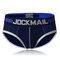 Sexy Underwear Patchwork Spandex Mesh Breathable Low Waist Brief for Men - Royal Blue