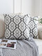 1PC Abstruct Geometric Nordic Style Embroidery Pattern Pillowcase Home Decor Sofa Living Room Car Throw Cushion Cover - #01