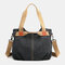 Women Large Capacity Handbag Shoulder Bag Crossbody Bags - Black