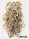 23 Colors 16 Clip Long Curly Wig Piece High Temperature Fiber Fluffy Non-Marking Hair Extension - 18