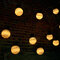 10m 38 Balls LED String Fairy Lights Party Xmas Wedding Holiday Lamp 220V EU Plug - Yellow
