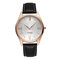 Business Style Emboss Quartz Watch Leather Waist Watch Waterproof Watch For Men - 13