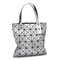Women Fashion Rhombic Solid Handbag - White