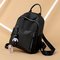 Women Nylon  Outdoor  Casual Backpack Student Bag - Black
