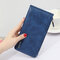 Woman Durable PU Phone Wallet Card Bag 20 Card Slots Multi-card slots Card Wallet - Blue