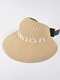 المرأة القطن في الهواء الطلق طوي Bowknot ديكور الشاطئ SUmmer قبعة الشمس قبعة بيسبول قبعة قناع - الكاكي