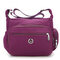 Women Nylon Casual Light Large Small Size Crossbody Bags Shopping Shoulder Bags  - Purple