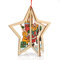 Natal 3D Pingente de madeira Star Bell Tree Hang Ornamentos Início Decoração para festas Presentes para crianças - #1