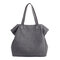 Women Casual Durable Canvas Handbag Large Capacity Shoulder Bag - Grey