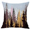 Modern Forest Abstract Landscape Linen Cushion Cover Home Sofa Throw Pillowcases Home Decor - #3