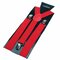 Men Women Fashion Clip-on Suspenders Elastic Y-Shape Adjustable Braces - Wine Red