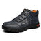 Men Durable Plus Size Casual Comfy Winter Outdoor Warm Boots - Navy