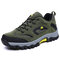 Men Anti-collision Toe Outdoor Wear Resistant Hiking Sneakers - Army
