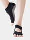 Women Pure Cotton Breathable Sweat Absorbing Sports Yoga Socks Backless Open Toe Yoga Socks - #09