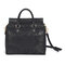 DREAMER Embossed Flower Handbags Vintage Capacity Bohemian Faux Leather Shoulder Bags - Black