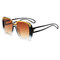 Unisex Retro Big Box New Sunglasses Contrast Color Sunglasses For Woman - #04
