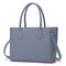 QUEENIE حقيبة تسوق كاجوال متعددة الوظائف للنساء من QUEENIE حقيبة كتف صلبة - أزرق