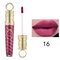 12ML Liquid Lipstick Sexy Shimmer Lip Gloss Velvet Matte Metallic Long Lasting Waterproof Pigment - 16