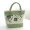SaicleHome Lunch Tote Bag Canvas Cooler Insulated Handbag Storage Containers Picnic Outdoor - #5