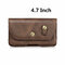 Men EDC Leather 6.3 Inch Phone Holder Clip Case Belt Bag Crossbody Bag - Brown 1