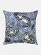 1PC Linen Three Tigers Sofa Bedside Car Chair Throw Pillow Cover Decorative Cushion Cover - #04